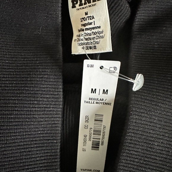 Women’s PINK Black Leggings - Picture 2 of 4